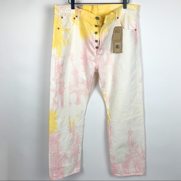 Levi's Other - NWT Levi’s 501 93 Straight Tie Dye Buttonfly Jeans